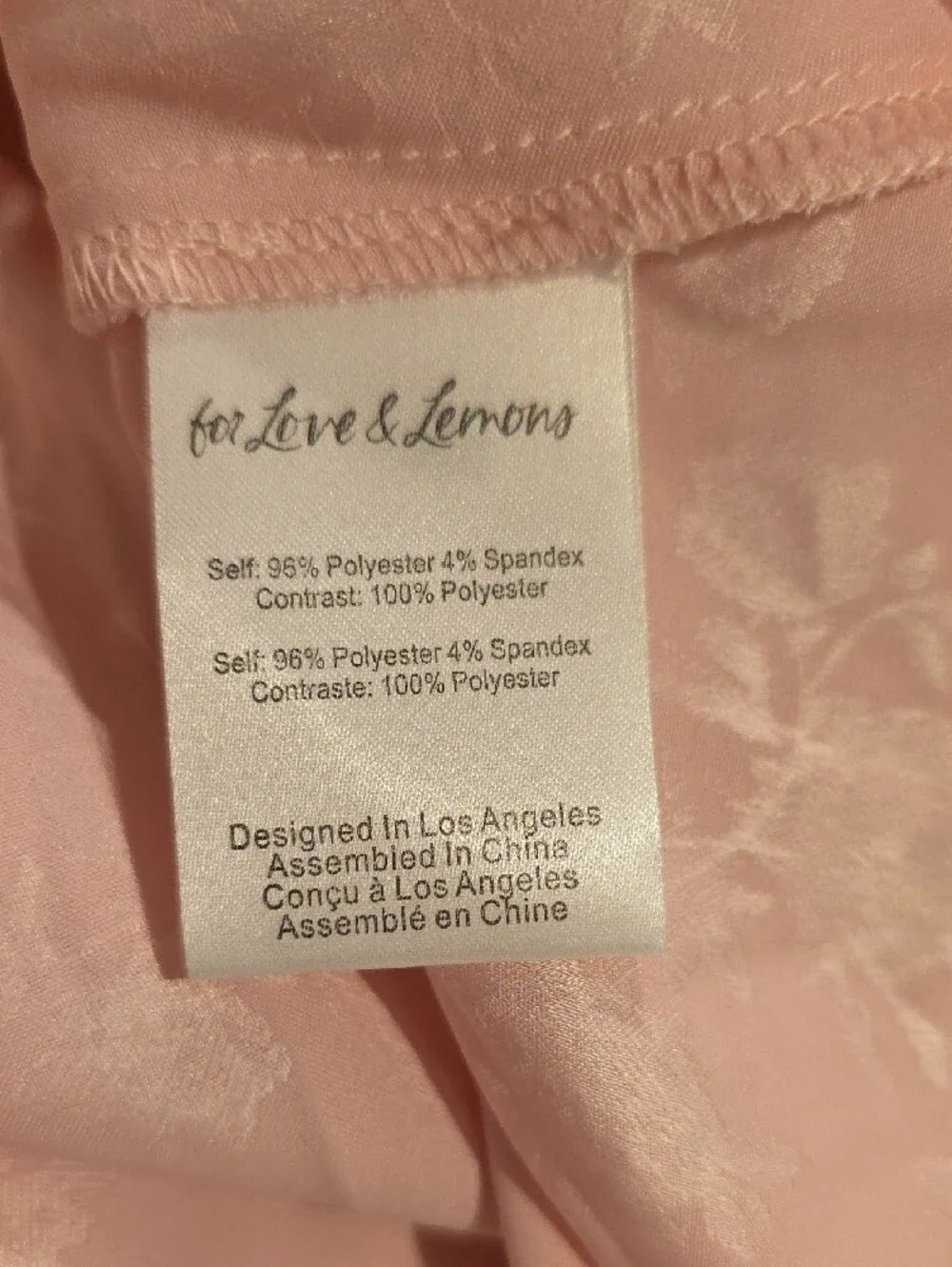 NEW $489 FOR LOVE AND LEMONS SHEILA PINK JACQUARD MAXI DRESS SIZE M - Picture 14 of 15